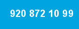 920 872 10 99 920 872 10 99